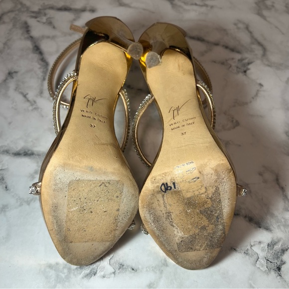 Giuseppe Zanotti Crystal Sandal Heels - Picture 9 of 12